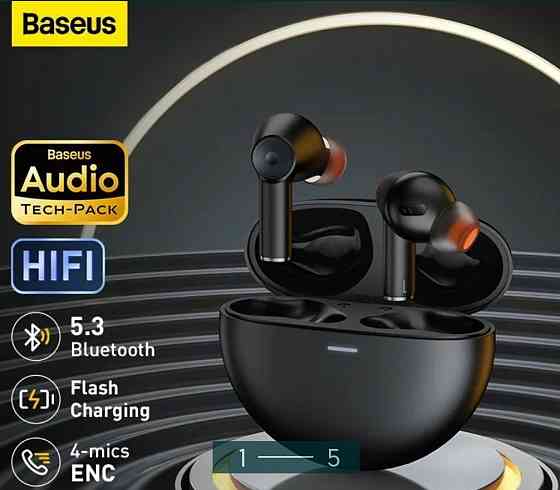 Навушники бездротові: Baseus Bowie EX. Київ