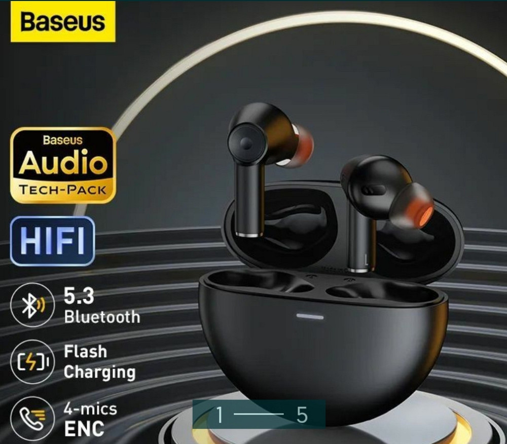 Навушники бездротові: Baseus Bowie EX. Київ - фото 4