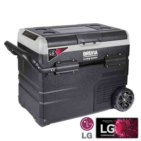 Холодильник автомобильный Brevia 50л (компрессор LG) 22635 Львов