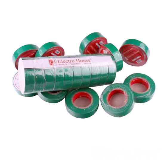 Зеленая изоляционная лента 17 м Днепр