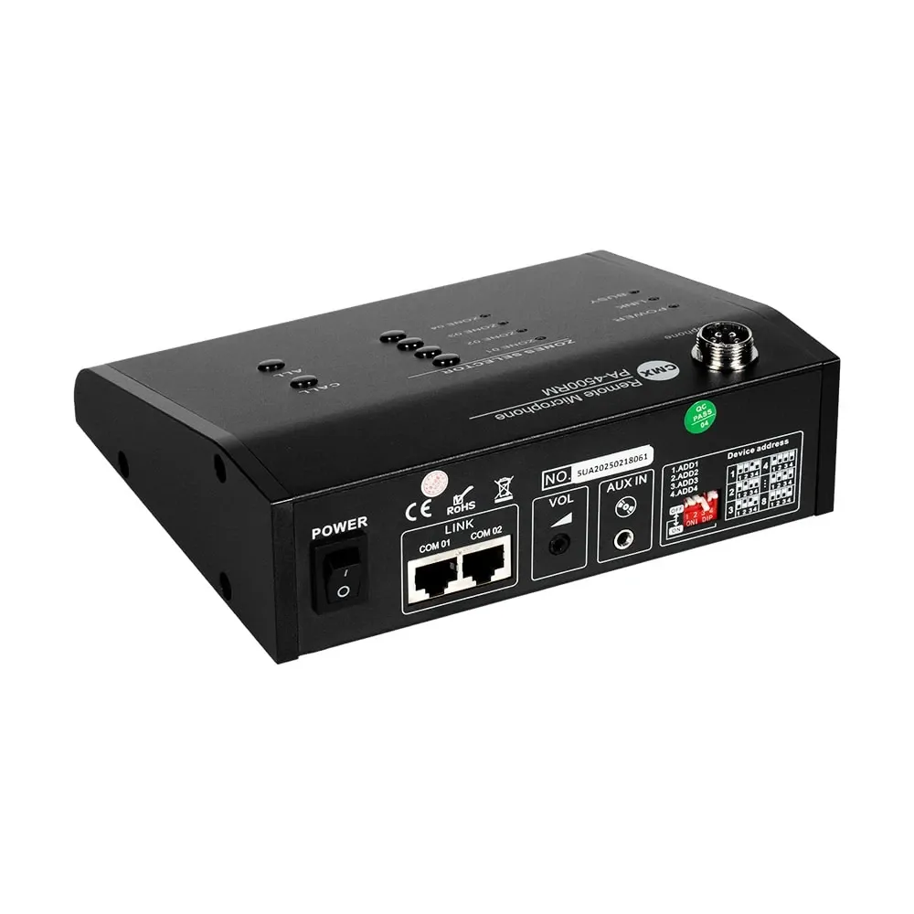 Мікрофон виносний пейджинговий CMX PA-4500RM, 4 зони (16-00022) Київ - фото 8