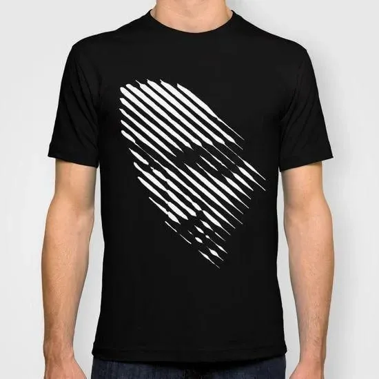 Футболка мужская с принтом  42 Черная 2664090241 Днепр - изображение 1