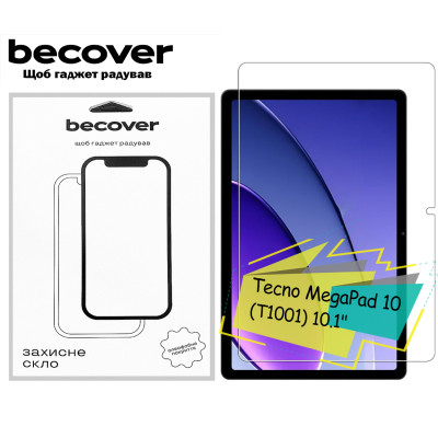 Скло захисне BeCover Tecno MegaPad 10 (T1001) 10.1&quot; (713125) Вінниця - фото 1