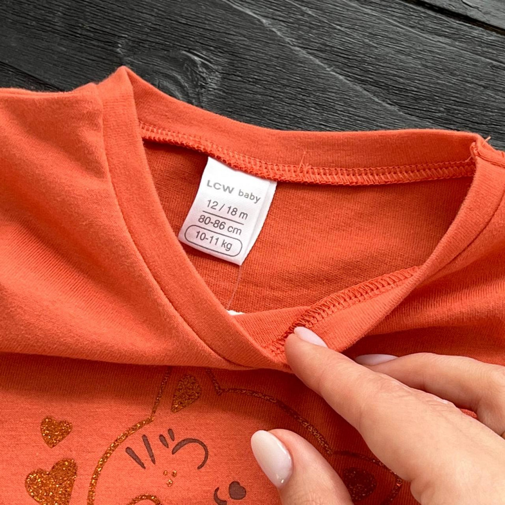 Дитяча Кофта для Дівчинки LC Waikiki Помаранчева 12-18міс (80-86см) пакунок малюка Киев - изображение 2