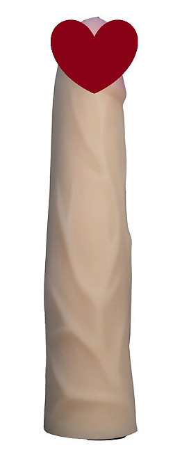 Насадка для страпона тілесна EGZO CIBERSKIN NSTR15 ( 17 см х 3,7 см ) Sex Aura Київ - фото 1