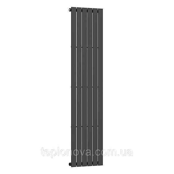 Вертикальный радиатор Largo 452х1800-6, anticor, черный муар Черновцы