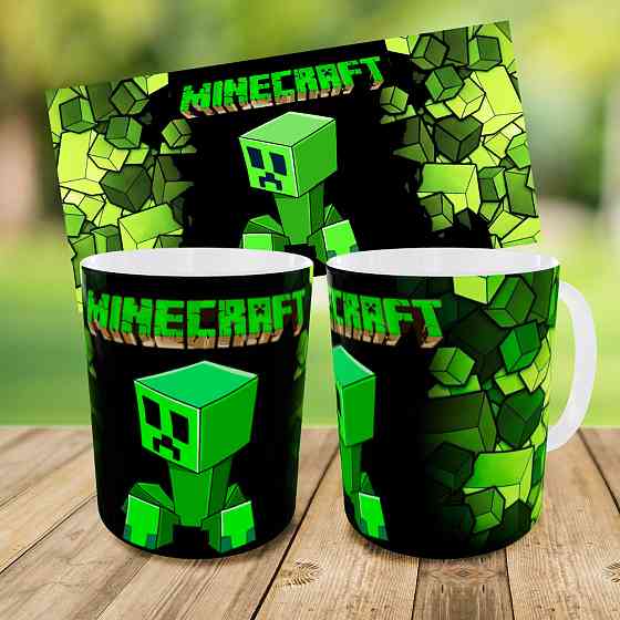 Дитячий набір Minecraft сумка-бананка + керамічна кружка з принтом (5639) Київ