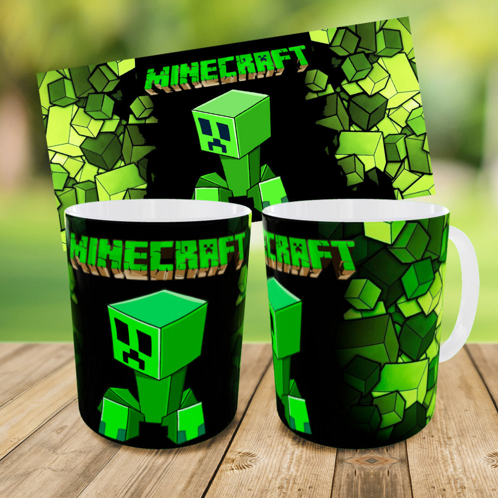Дитячий набір Minecraft сумка-бананка + керамічна кружка з принтом (5639) Київ - фото 4