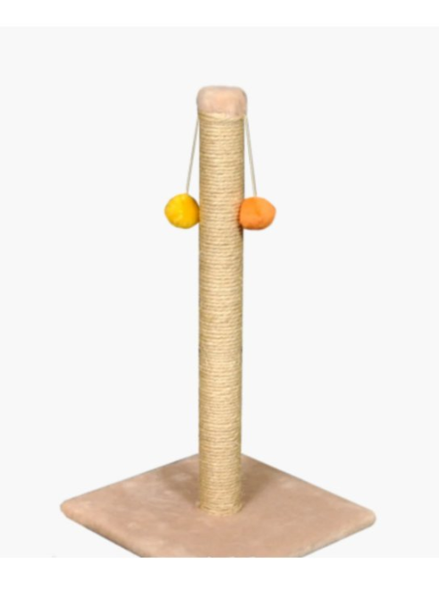 Дряпка  Мур-Мяу "Стовпчик" у джутовій мотузці 37х37, висота 72см Київ - фото 1