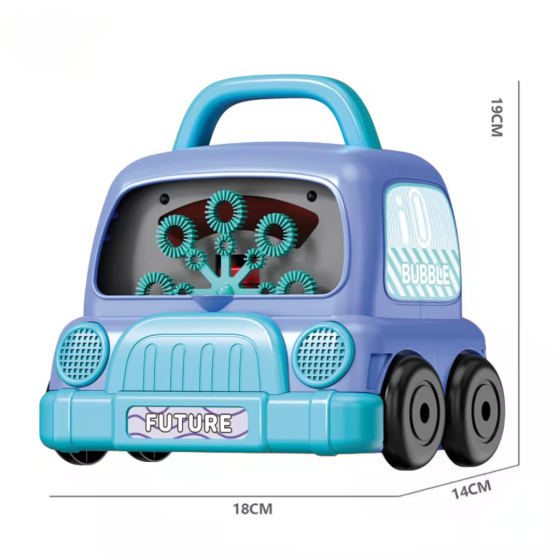 Генератор мыльных пузырей на батарейках, пузырьковая машина для детей с подсветкой, Фиолетовый Каменец-Подольский