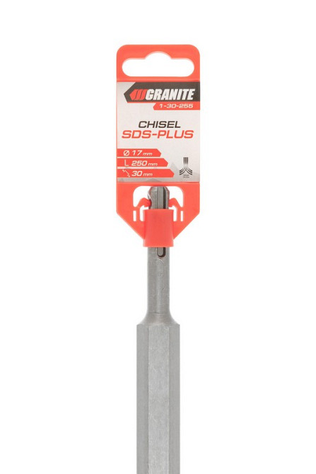 GRANITE Зубило плоске GRANITE CURVED SDS-PLUS 250х30х17 мм 1-30-255 Київ - фото 8