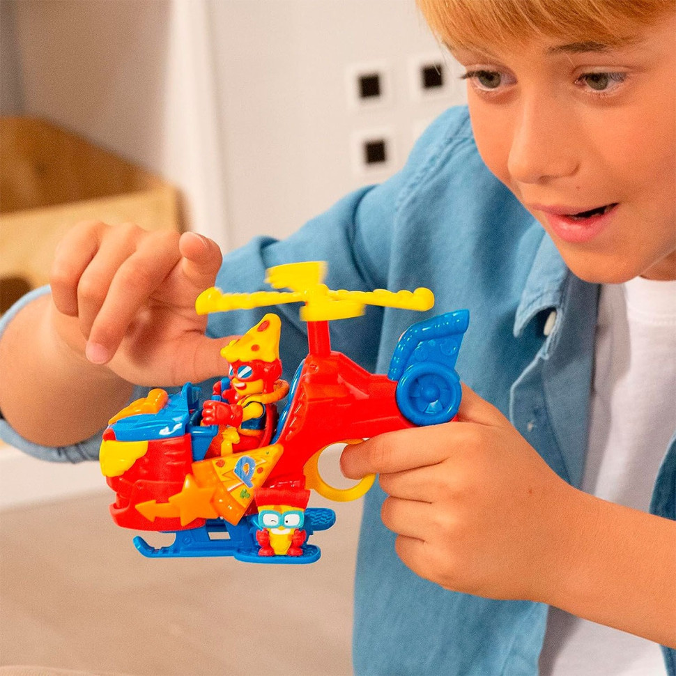 Ігровий набір Піцакоптер-S SuperThings PSTSP118IN120 гелікоптер, казум-кид, фігурка Вінниця - фото 3