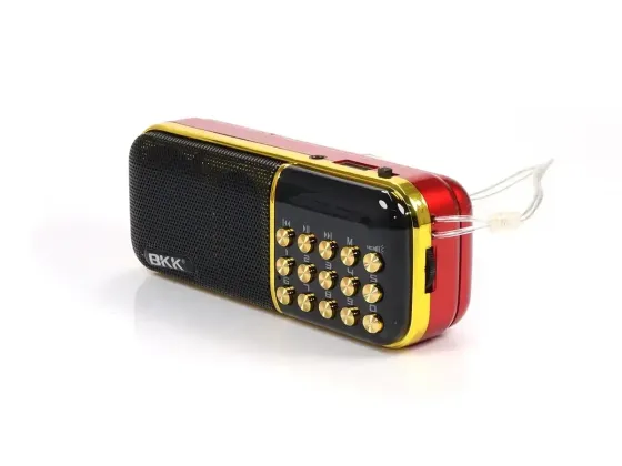 Портативний радіоприймач BKK B851SS USB MP3 TF з ліхтариком, годинником та акумулятором 18650 Одеса