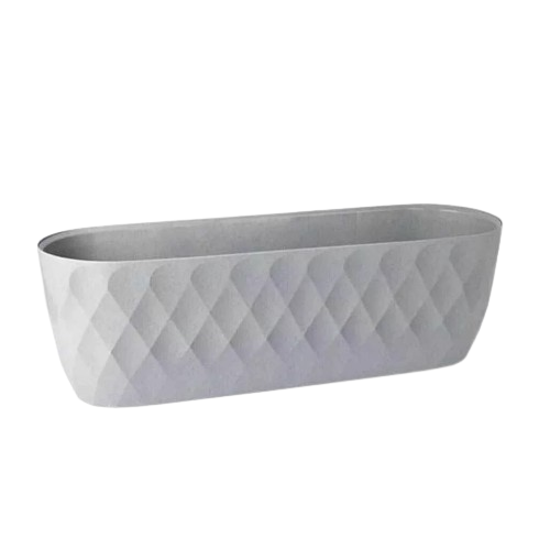 Вазон Yakamoz Saksi балконний 6,5л сірий ELIF Житомир - изображение 1