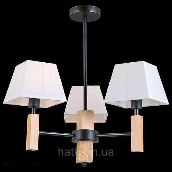 Люстра классическая для гостиной VALESO V15-3 черная Киев