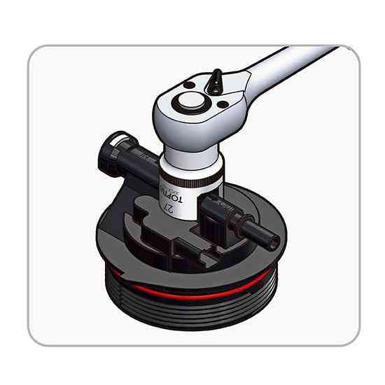 Головка для паливного фільтра (2.0 HDi, 2.2 HDi, 2.0 TDCi, 2.0 JTD) TOPTUL JDCX1627 Одеса