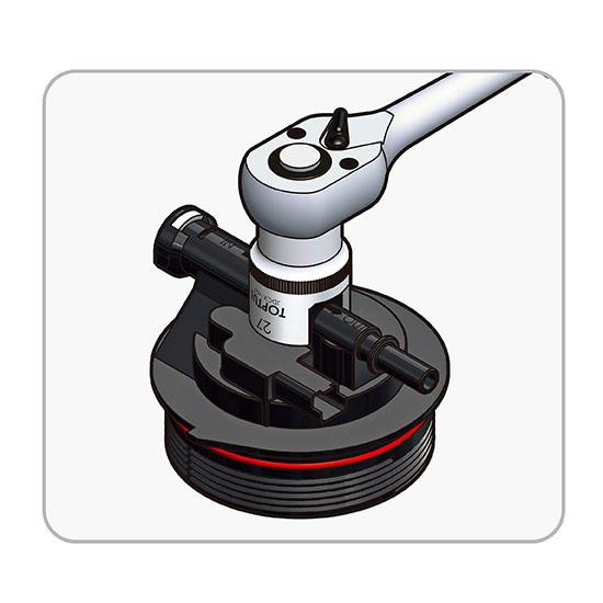 Головка для паливного фільтра (2.0 HDi, 2.2 HDi, 2.0 TDCi, 2.0 JTD) TOPTUL JDCX1627 Одеса - фото 2