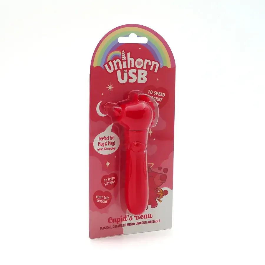 Вибратор-единорожка Unihorn USB Bullet – Cupid's Beau, вибропуля, USB-зарядка, 10 режимов Львов - изображение 4