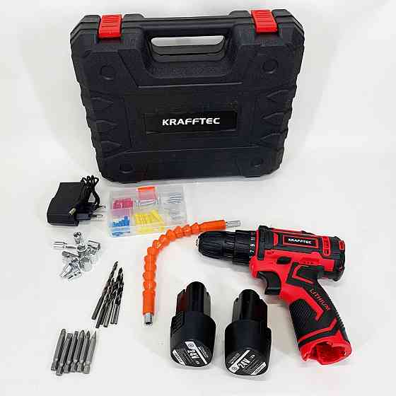 Шуруповерты аккумуляторные для работы KRAFFTEC 24V, Аккумуляторная отвертка со сменной насадкой CZ-36 Ивано-Франковск