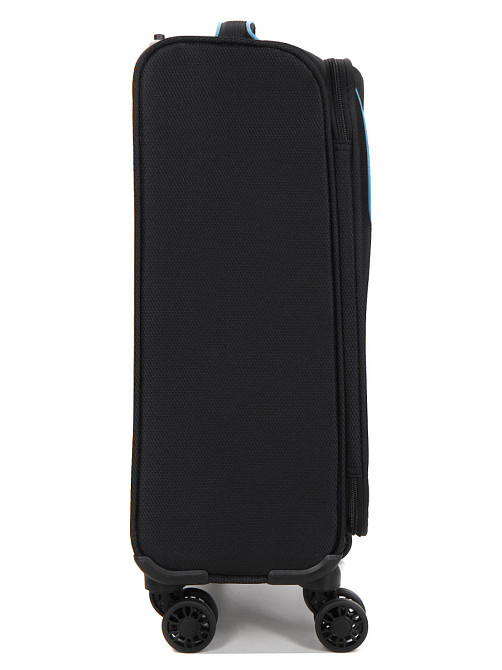 Чемодан тканевый SNOWBALL 22204 малый 55 см 4 колеса черный Киев - изображение 4