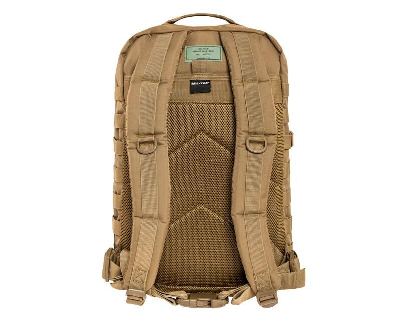 Військовий рюкзак 36л койот поліестер з поясним ременем і системою molle водонепроникний тактичний Львів - фото 5