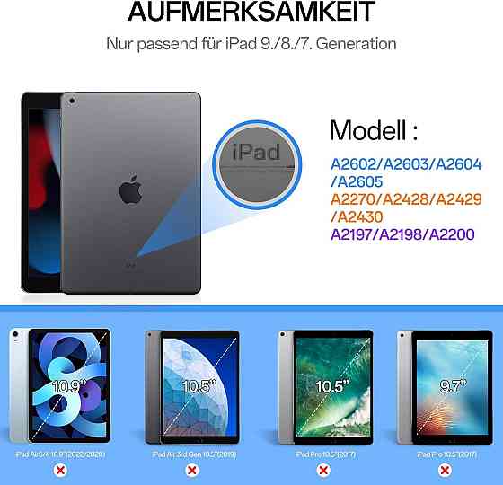Защитный чехол с Bluetooth клавиатурой для iPad 9th/8th/7th Generation 10.2 Inch 2021/2020/2019 Днепр