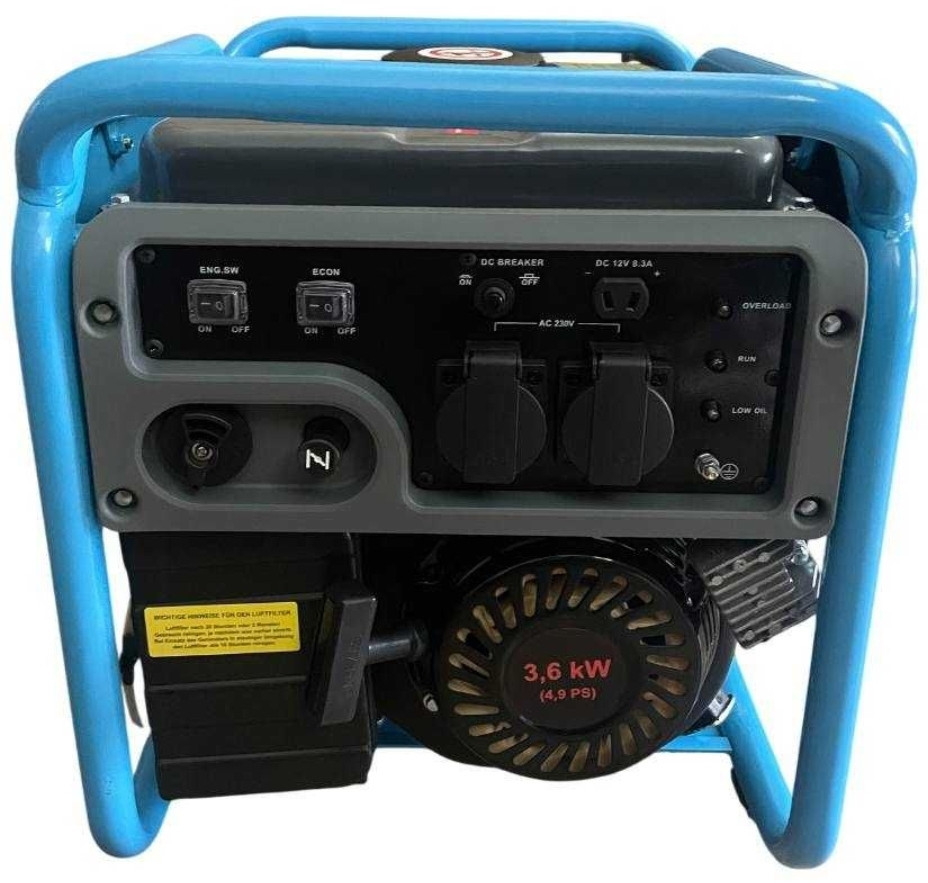 Инверторный бензиновый генератор (3.0квт - 3.6квт IMLEX IM-INV3500) Харьков - изображение 2