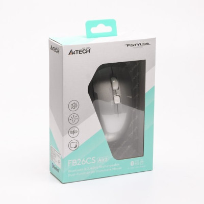 Мышка A4Tech FB26CS Air2 Bluetooth/Wireless Icy White (4711421999168) Винница - изображение 5