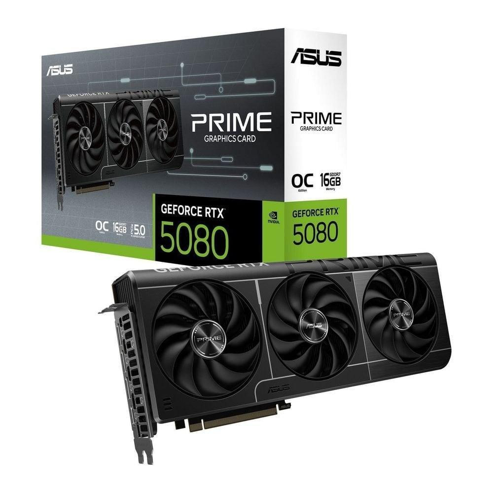 Відеокарта GF RTX 5080 16 GB GDDR7 Prime OC Asus (PRIME-RTX5080-O16G) ( Black ) Харьков - изображение 1