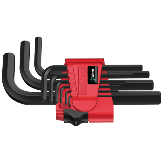 Набор Г-обр. шестигранников 1.5-10мм 9ед., хромированный, Wera 05021737001 Одесса