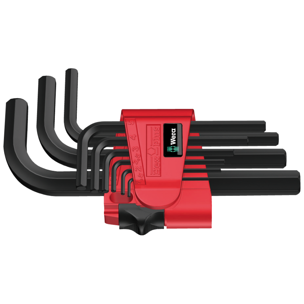 Набор Г-обр. шестигранников 1.5-10мм 9ед., хромированный, Wera 05021737001 Одесса - изображение 2