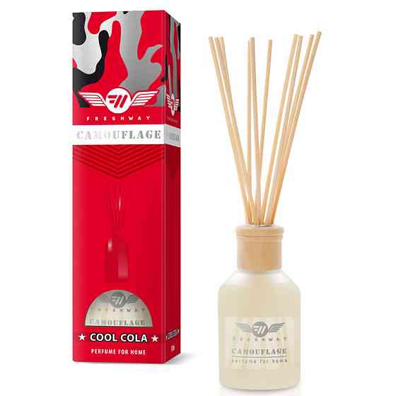Аромадифузор для дому "Camouflage" Cool Cola (Крута Кола) 100мл FreshWay Київ