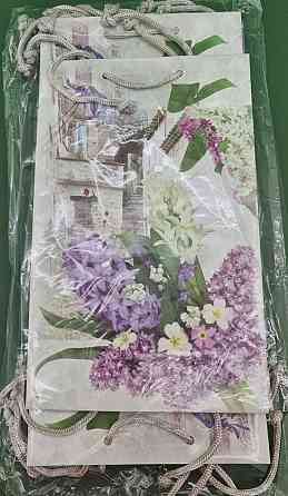 Паперовий пакет подарунковий Середній 17/26/8 (артSV-190) (12 шт.) Харків