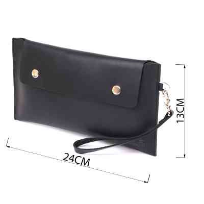 Косметичка Shvigel Кожаная матовая тревел Черная (16426) Винница