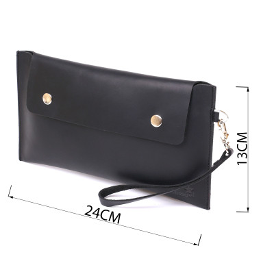 Косметичка Shvigel Кожаная матовая тревел Черная (16426) Винница - изображение 5