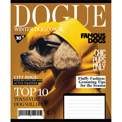 Зошит Yes Animal's fashion А5 24 аркушів лінія (767782) Вінниця - фото 4