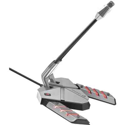 Микрофон Vertux Streamer-3 LED USB Grey (streamer-3.grey) Винница