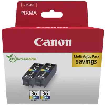 Картридж Canon CLI-36 color TWIN-pack (1511B025) Винница