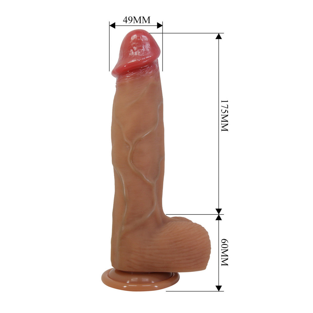 Фалоімітатор Pretty Love Orton 9.2 Super Soft Liquid Silicone Dildo Sex Aura Київ - фото 7