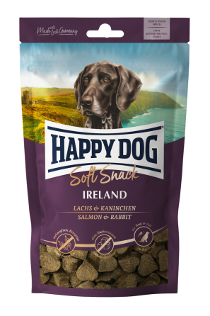 Лакомство Happy Dog Soft Snack Ireland для собак средних и больших пород (лосось/кролик), 100 г Винница