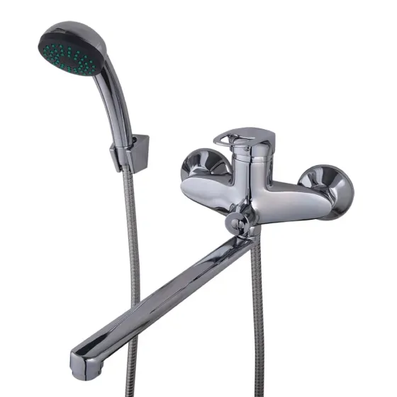 Смеситель для ванны с душевым гарнитуром Frap F22004 хром Киев