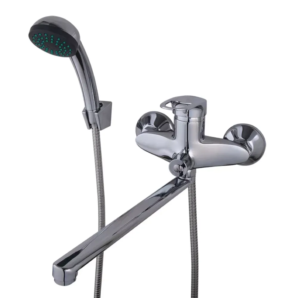 Смеситель для ванны с душевым гарнитуром Frap F22004 хром Киев - изображение 1