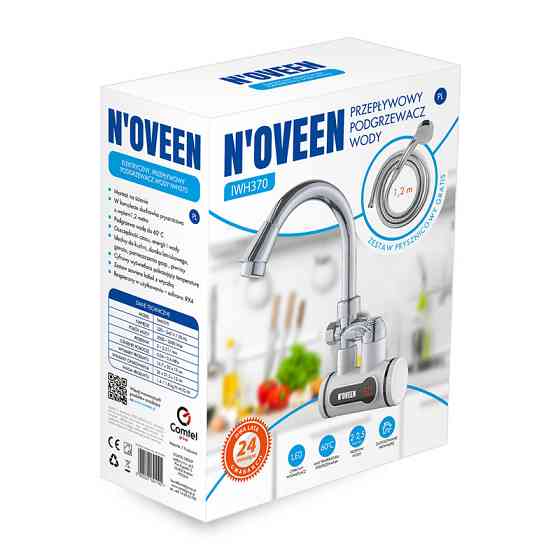 Проточный водонагреватель Noveen IWH370 Киев