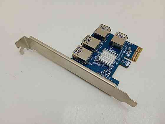 Плата розширення райзерів PCI-E x1 на 4 порти PCIE-EUX1-04 VER002 Луцьк