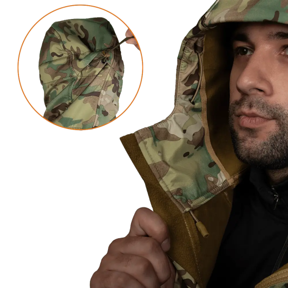 Куртка мужская теплая CM Stalker SoftShell (Мультикам) M Винница