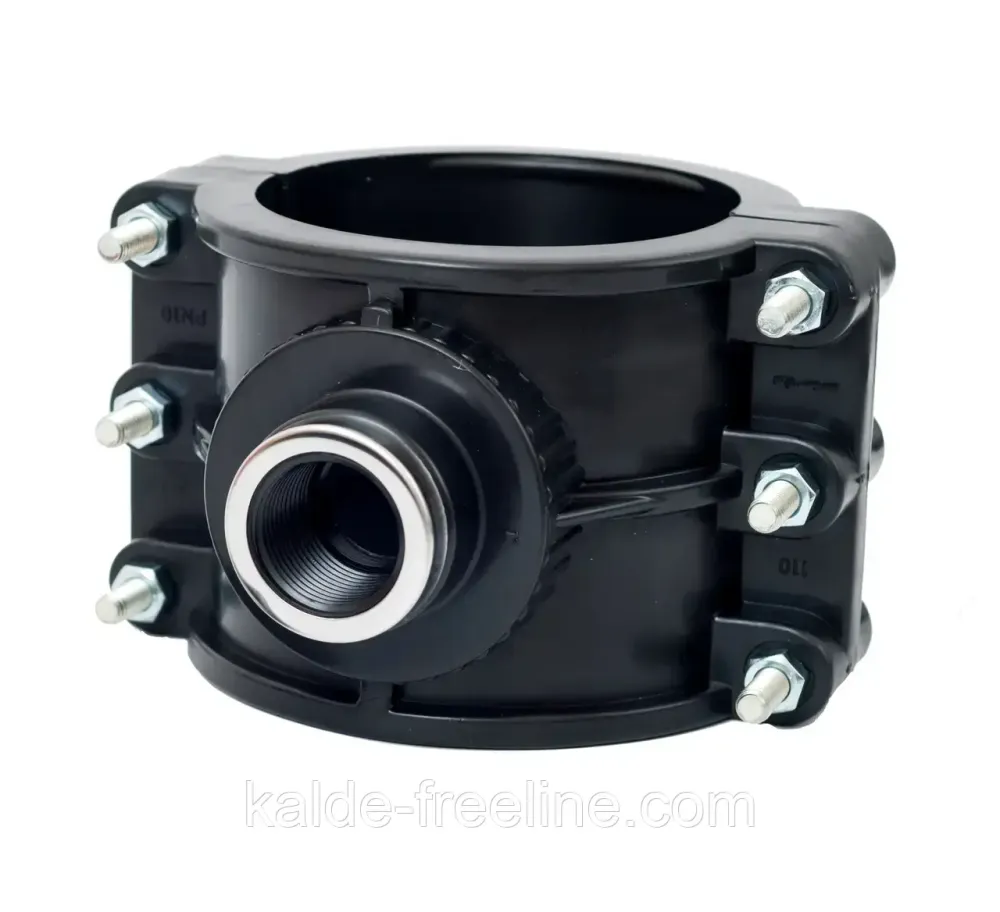 Хомут врізний 110х1 1/2" PN10 для пет труби Харків - фото 1