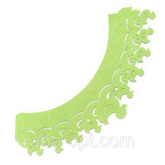 0382 Накладка паперова декоративна ажурна для маффінів різних кольорів (уп 20 шт) Одеса