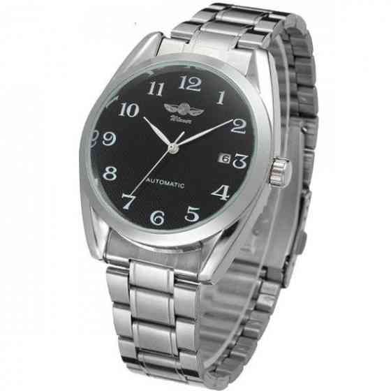 Чоловічий наручний годинник Winner Handsome (Сріблястий) Вінниця