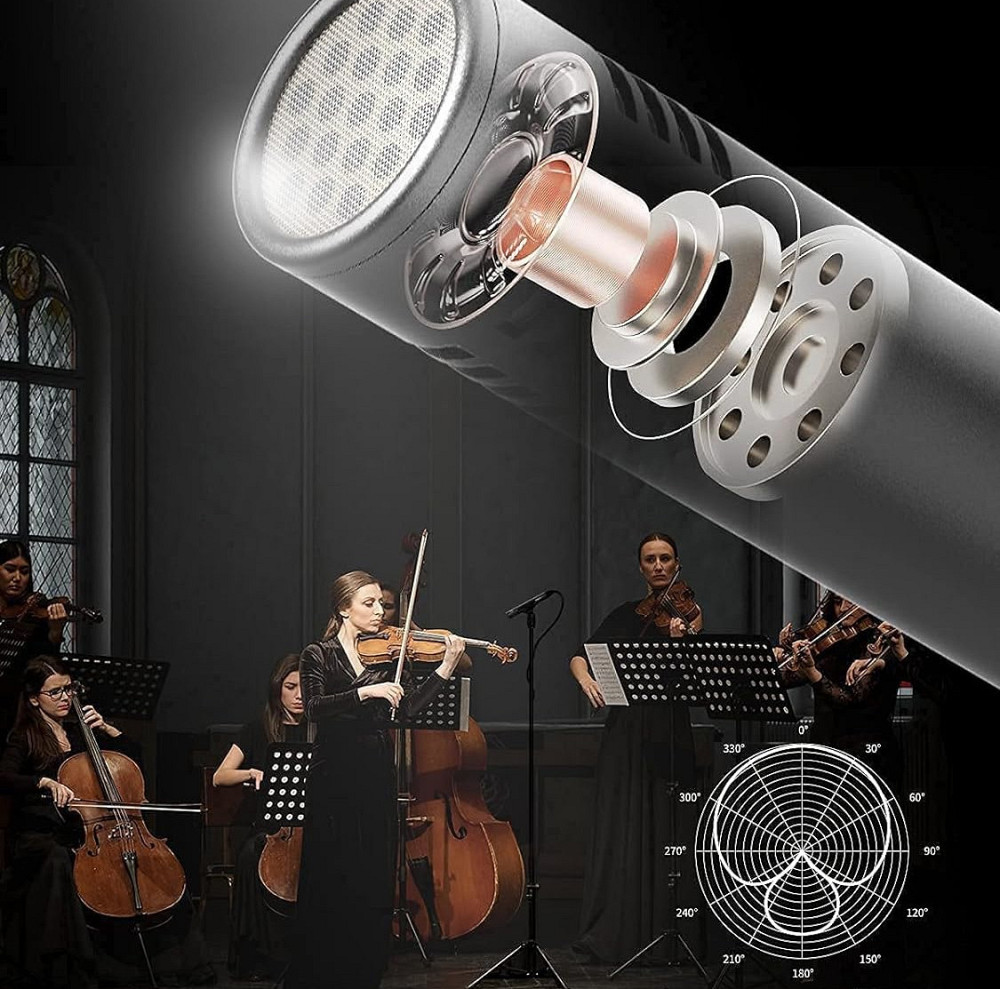 Мікрофон конденсаторний з маленькою діафрагмою для вокалу інструментів XLR Synco CMic-V10 Київ - фото 8