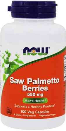 Со Пальметто для здоров'я простати Now Foods Saw Palmetto 550 мг 100 капс Київ